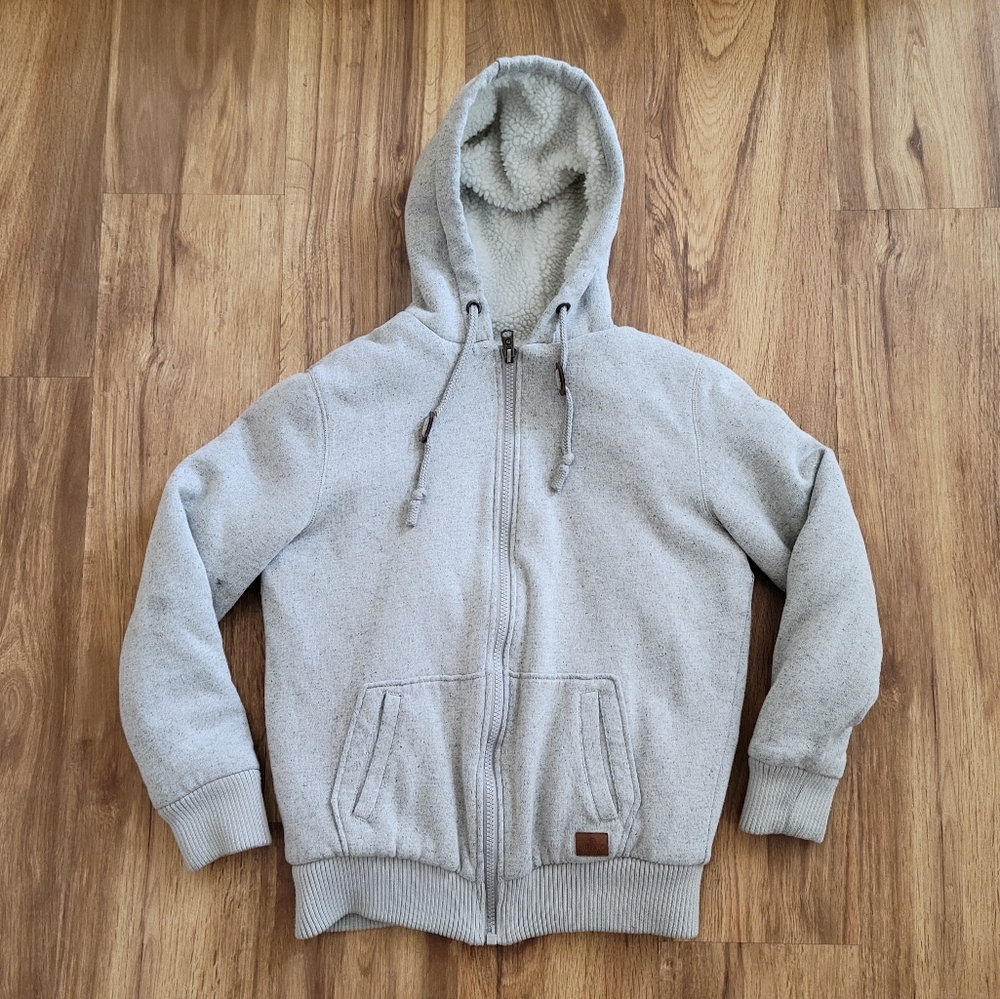 Sherpa Lined Hoodie Sweatshirt